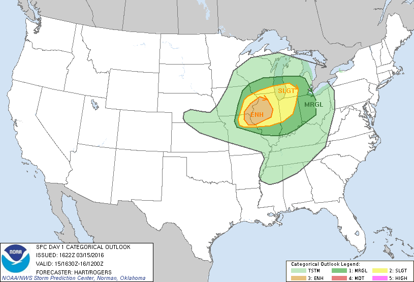 Storm Chase of March 15th, 2016