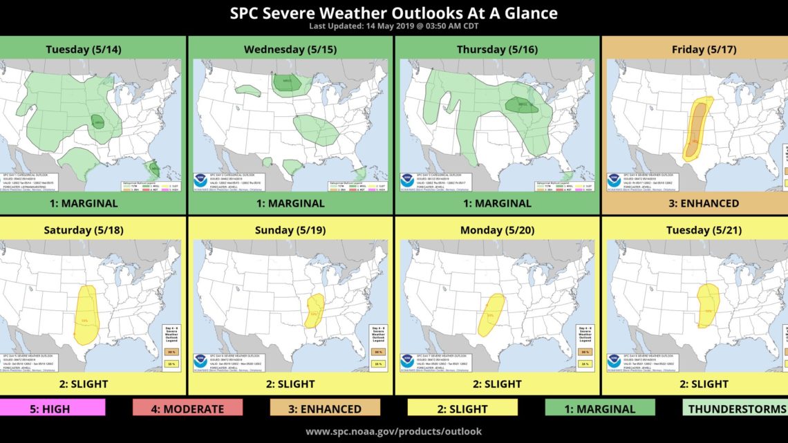 Prolonged severe weather outbreak on the way